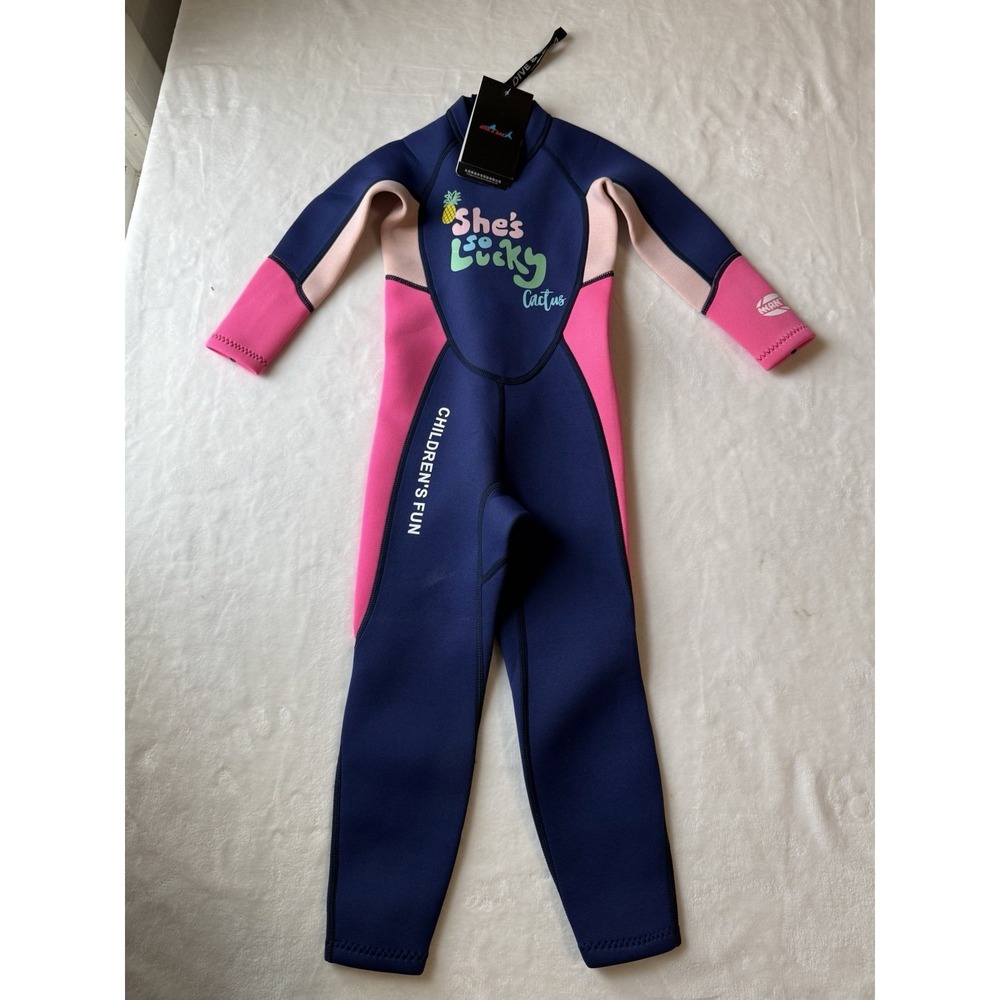 Girls NWT Wet Suit Dive And Sail Manta Surfing Beach Wear - Size M Ocean Swim